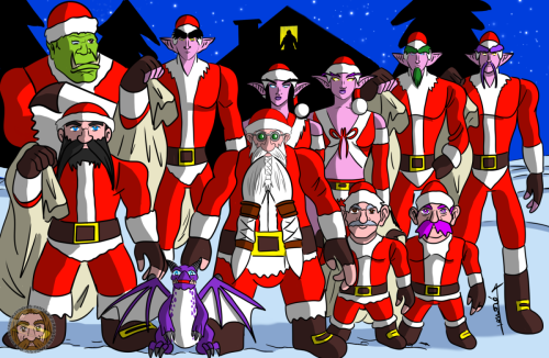 A Merry Winterveil art from Giga Shroom Z